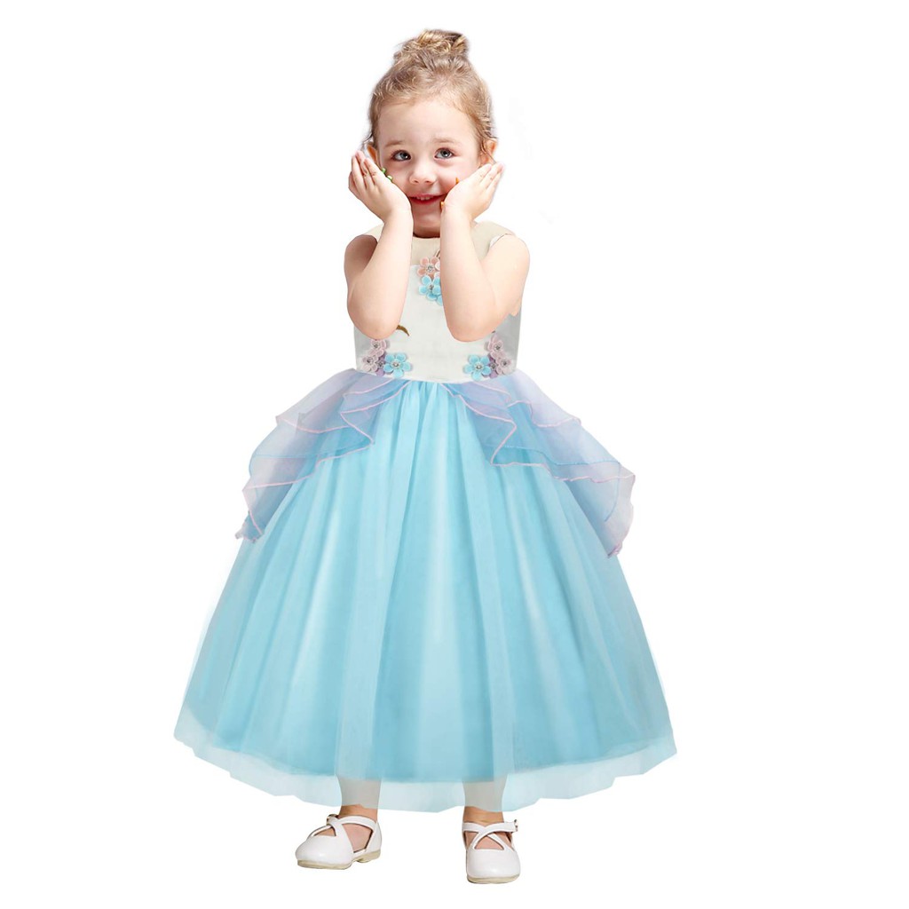 Flower Princess Cosplay Dress Up Birthday Party Prom Gown Shopee Philippines