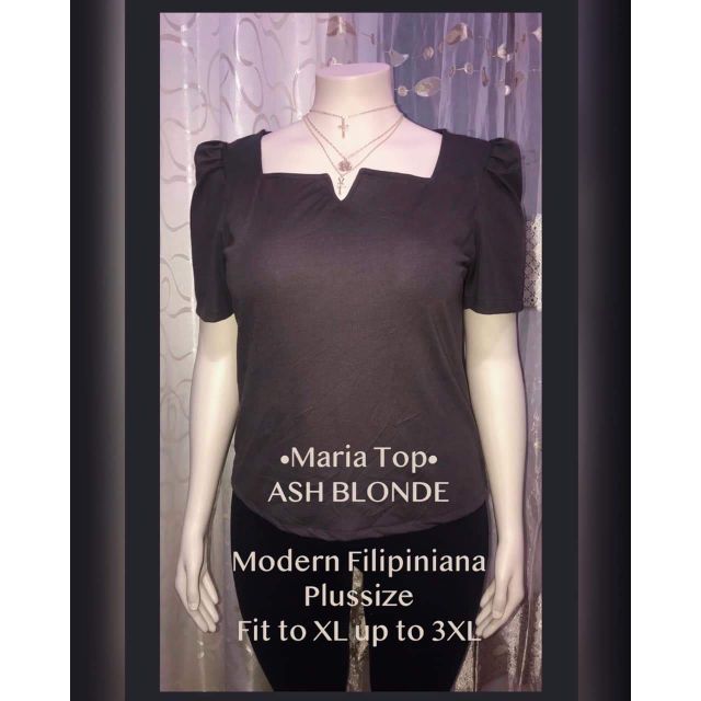 Plus Size Modern Filipiniana Top Shopee Philippines