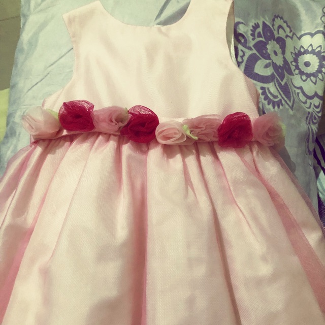 Simple Gown Dress For 1yo Girl Shopee Philippines