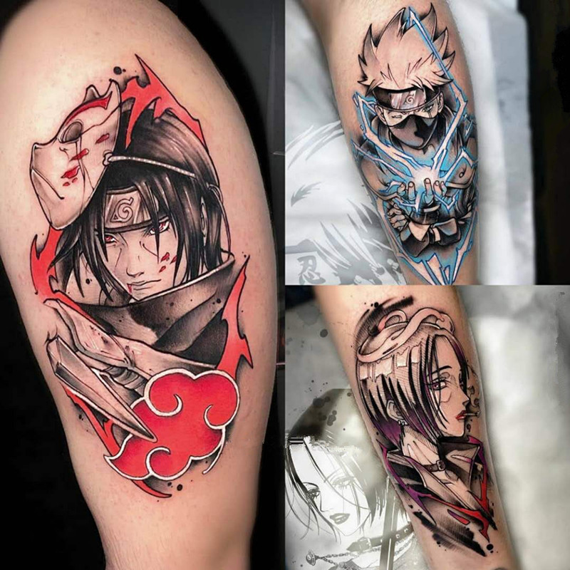 20 Tattoo Sa Kabuuan】 Anime Style Naruto Tattoo Sticker Waterproof Temporary Tattoo | Shopee Philippines 800_x_800_jpg