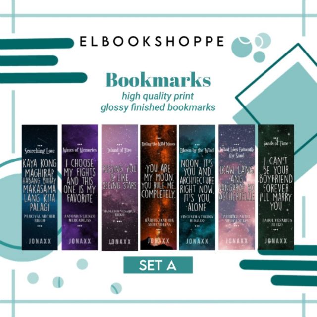cls gls elizalde brothers bookmarks set shopee philippines