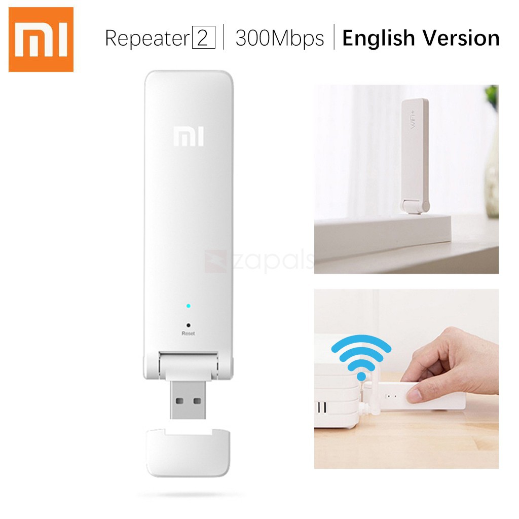 Jual Xiaomi Wifi Usb Amplifier 2 Repeater Range Extender Wireless Router 300mb Rosy Puter Malang 