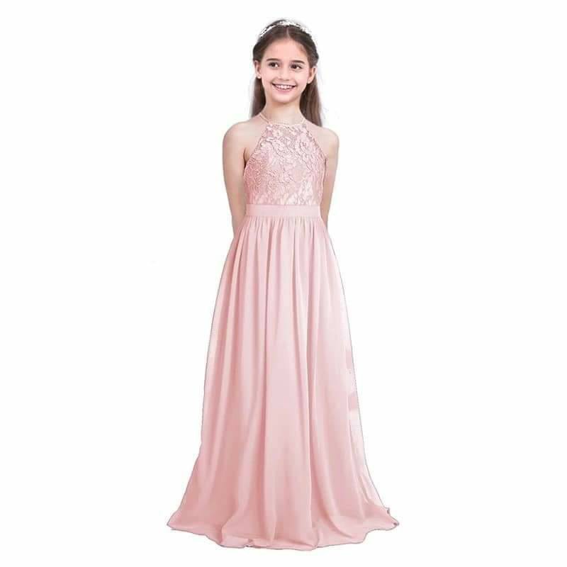 Party Dress Free Size Fit 7 12 Years Old Jsy Uk Shopee Philippines