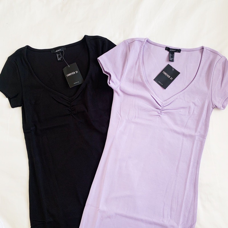 Forever 21 Ruched Bodycon Dress Shopee Philippines