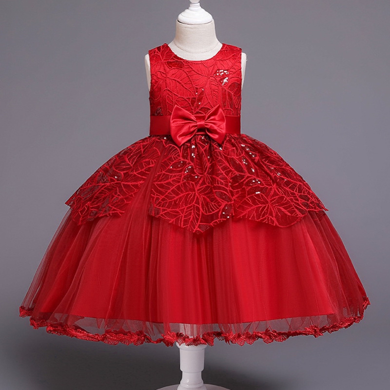 Toddler Girl Lace Princess Dress 1 Year Baby Birthday Party Dress Kids Flower Girls Dress Wedding Shopee Philippines