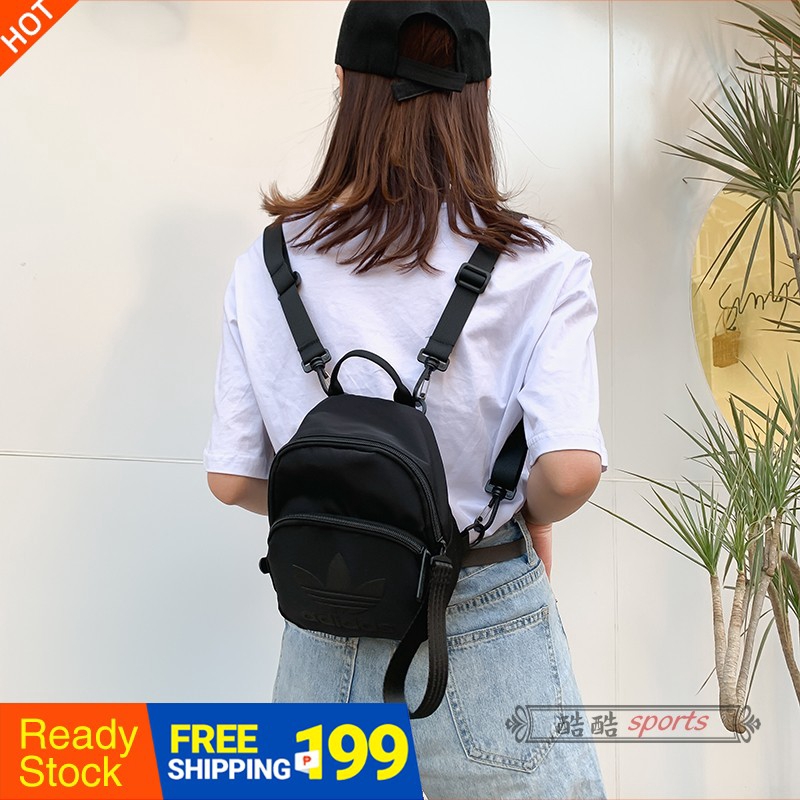 Adidas Nylon Backpack Couple Backpack Large Capacity Laptop Bag Adidas Messenger Bag Clover Backpack Mini Taro Purple Small Bag Versatile Bag Leisure Travel Bag Female Shopee Philippines