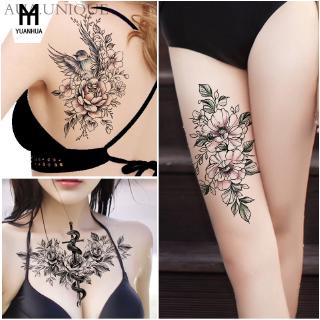 2020 New Tattoo Stickers Factory Direct Sales Than Shore Flower Half Arm Flower Arm Tattoo Shopee Philippines