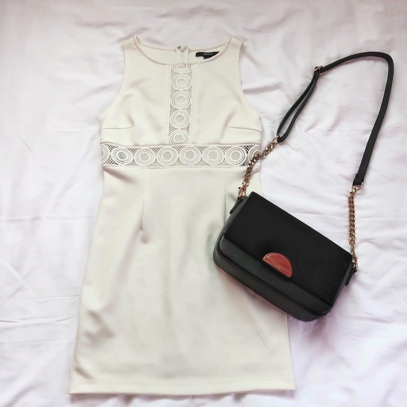 Preloved Forever 21 White Dress Shopee Philippines