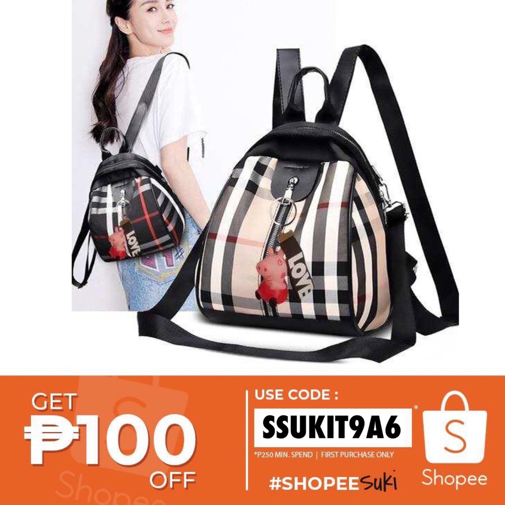Korean 2 Way Backpack Shoulder Bag And Backpack Bag Shopee Philippines