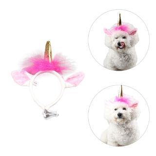 Pet Costumes Unicorn Headband For Cute Dog Cat Pet Halloween Dress Up Excellent Shopee Philippines