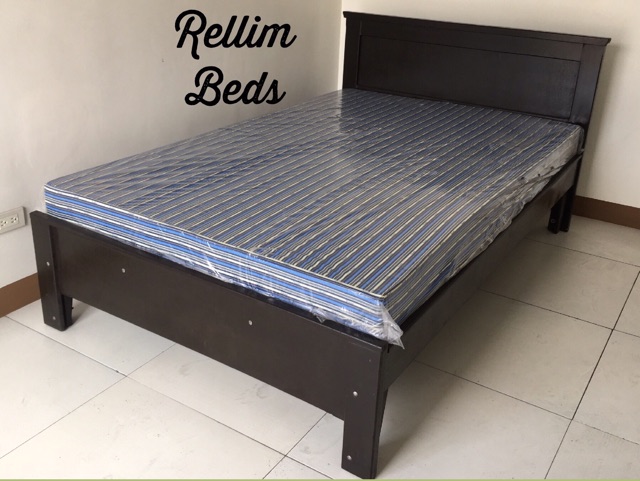 Wooden Bedframe Mahogany And Yakal Guaranteed Na Matibay Shopee Philippines