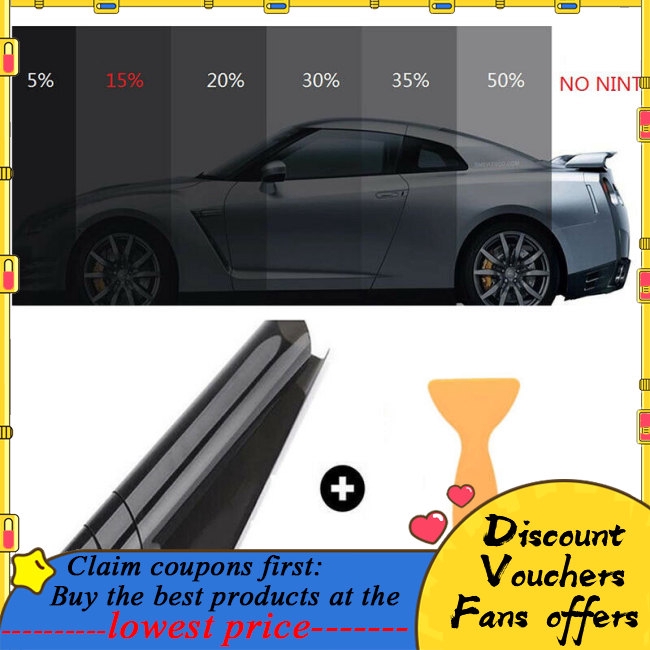 25 vlt light car home glass window tint film and shade vinyl roll shopee philippines on car tint price philippines