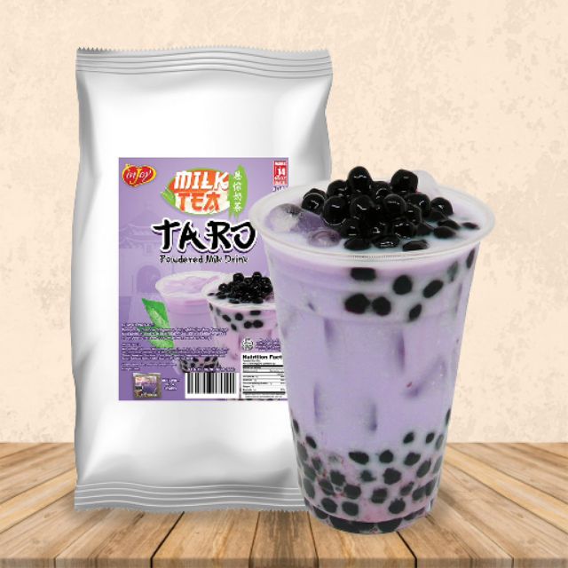 injoy - instant milk tea taro flavor - 500g perfect for milk tea business shopee philippines on taro milk tea recipe injoy