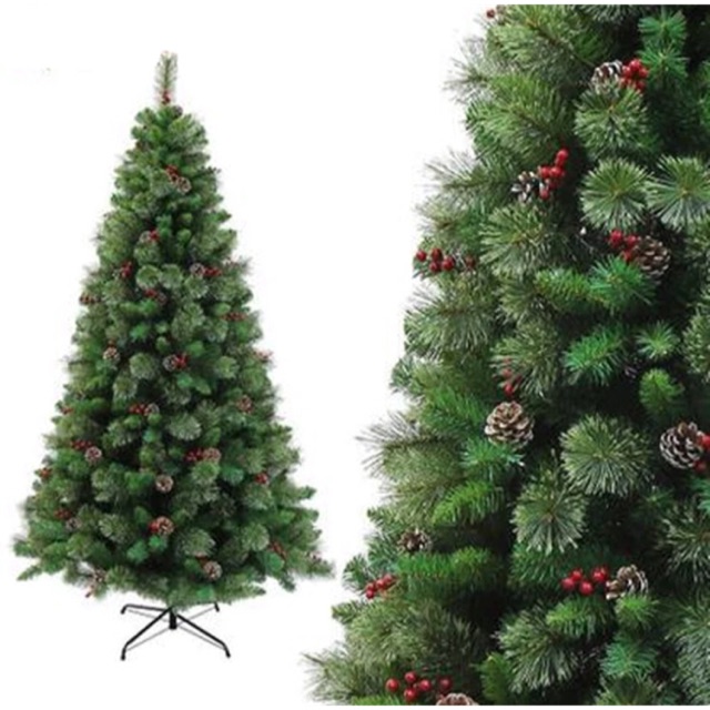 5 5 6 7 8 Feet Tall Christmas Tree W Stand Holiday Season Indoor Outdoor Green Ebay
