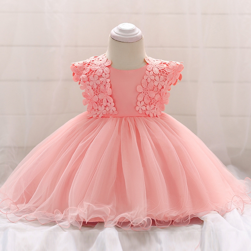 Children S Dress Girl S Dress One Year Old Baby Princess Evening Dress Baby Dress Shopee Philippines