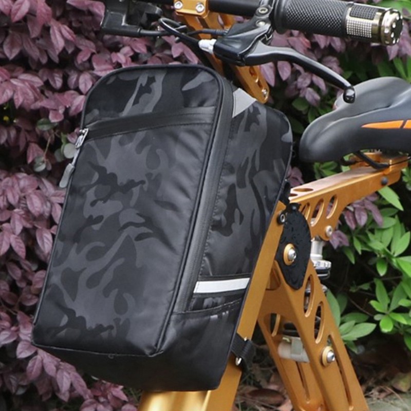 Black Camouflage Bike Bag Bag For Bicycle Accessories Bicycle Rear Rack Bag Carrier Seat Trunk Backpack Shopee Philippines