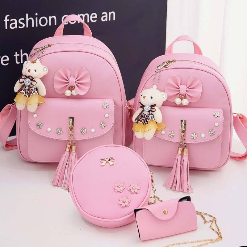 Fashion School Bag The New 2019 Bags Girls Backpack Fashion Satchel Bag Girl Princess Kindergarten Shopee Philippines