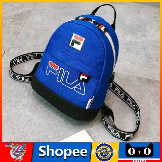 G Market Mini Back Pack Fila Fashion Bag Blue Black Red Shopee Philippines