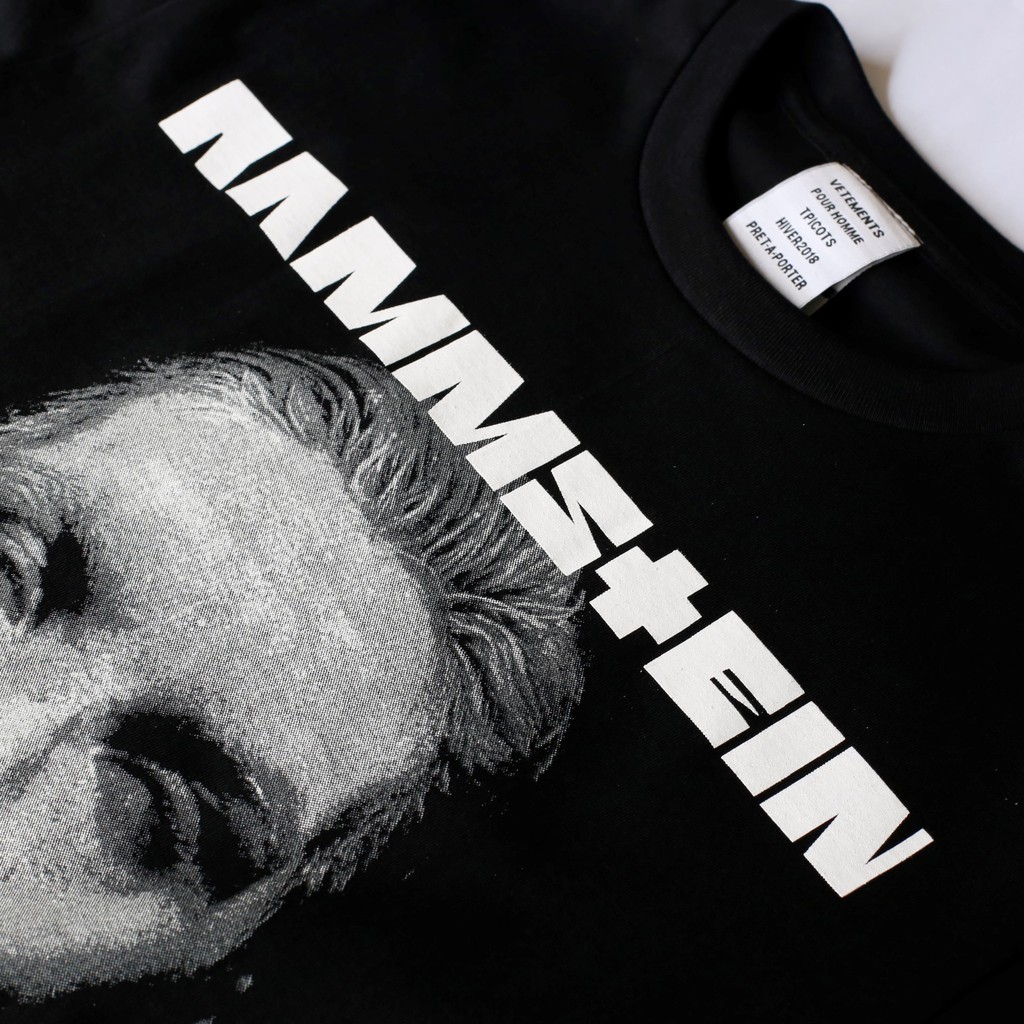 Short sleeve t shirts vetements rammstein tee; Vetements Rammstein T Shirt Androgyne Manila Shopee Philippines