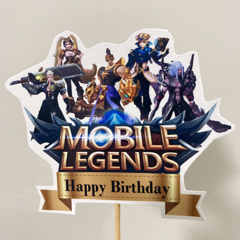 Mobile legends cake topper printable printable word searches