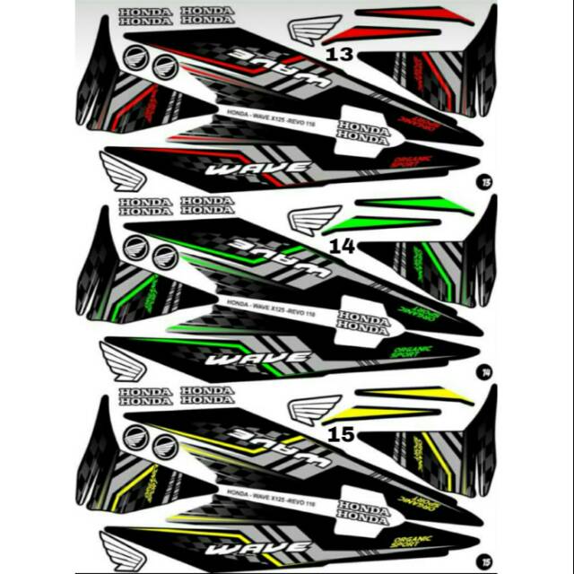 Modifikasi honda revo absolute thailook. Sticker Striping Variation Thailand Thailook Honda Revo 100 2007 2010 Old Revo Wave X Shopee Philippines