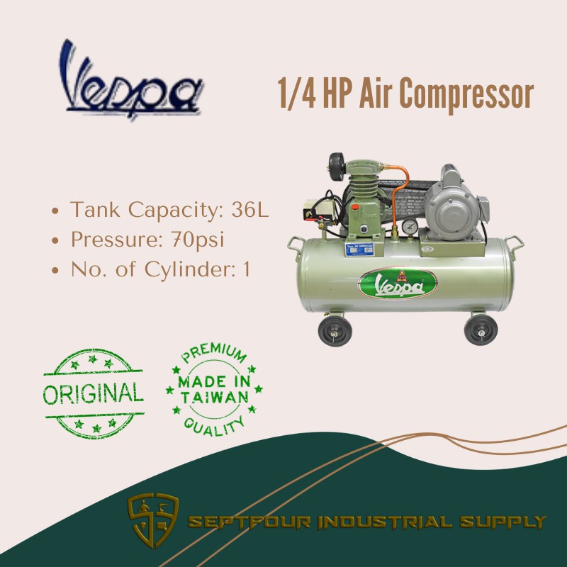 Many businesses depend on air compressors and, when they're not working efficiently, it could cause things to come to a grinding halt. Vespa 1 4hp Air Compressor Shopee Philippines