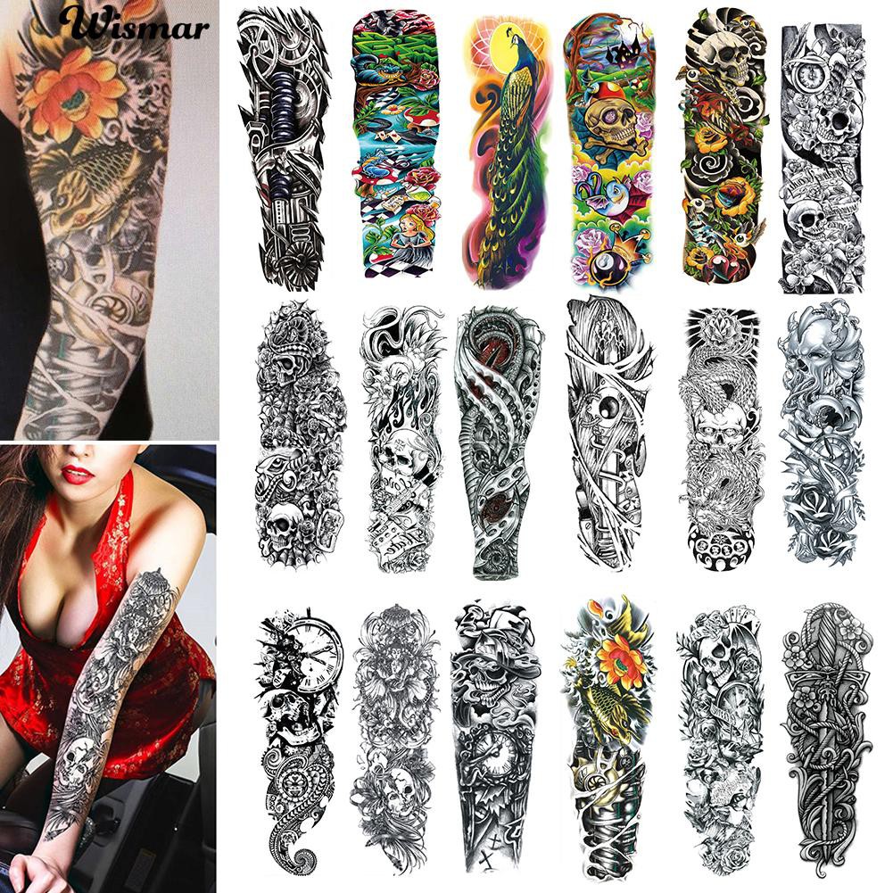Men Women Arm Temporary Tattoo Body Art Waterproof Sticker Shopee Philippines