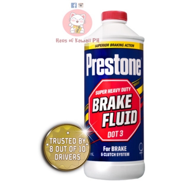 Prestone brake fluid dot 3 900ml