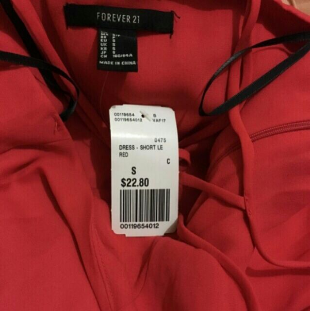 Forever 21 Red Dress Shopee Philippines