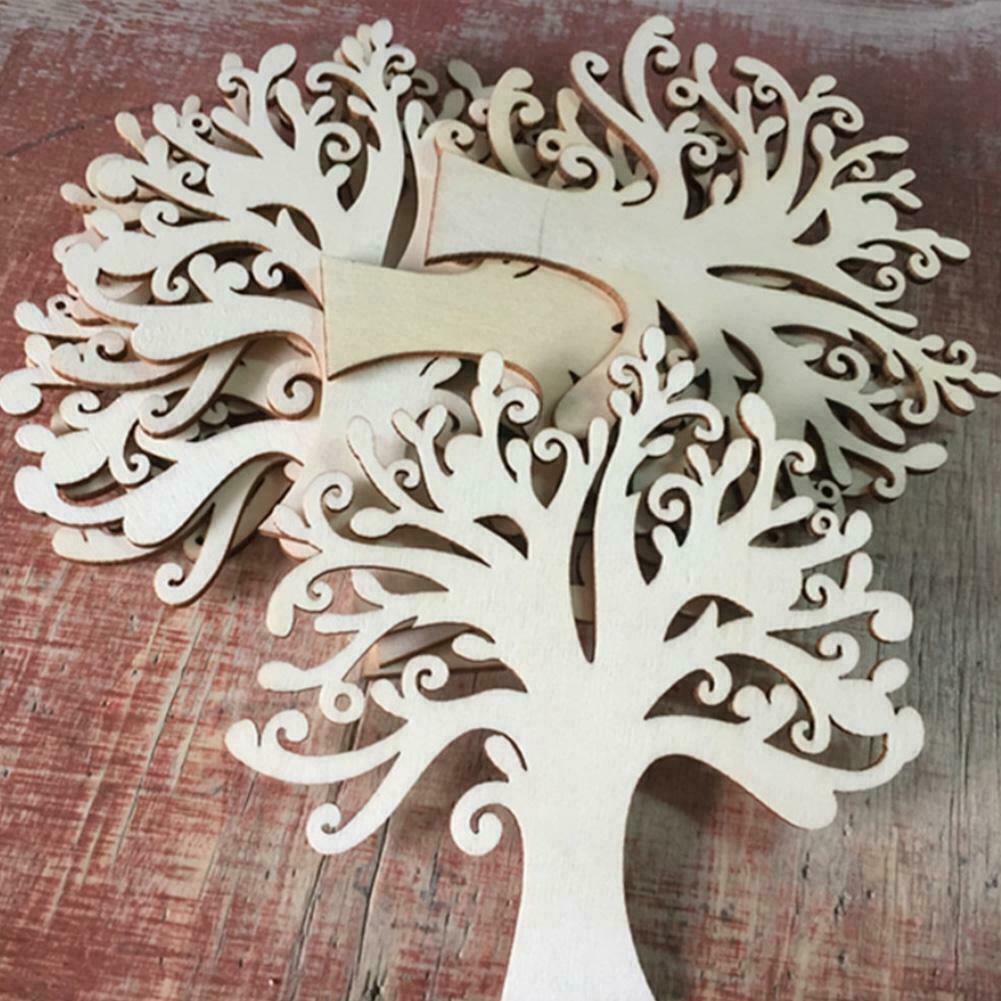 1 X Mdf Wooden Tree Cutout Laser Cut Wood Craft Design Party Decoration Ebay