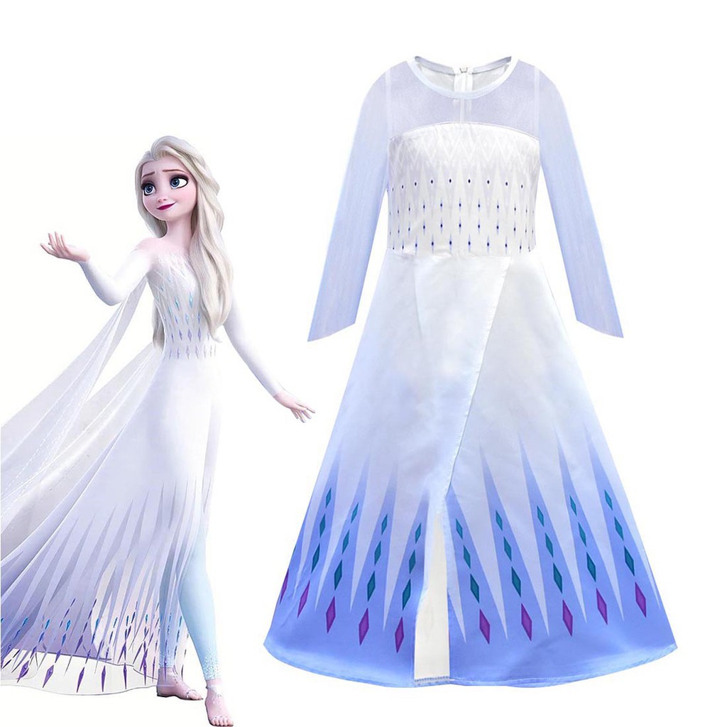 Anna Elsa Girls Dress Summer Snow Queen For Girl Party Long Dress Birthday Gift Dress Girl Shopee Philippines