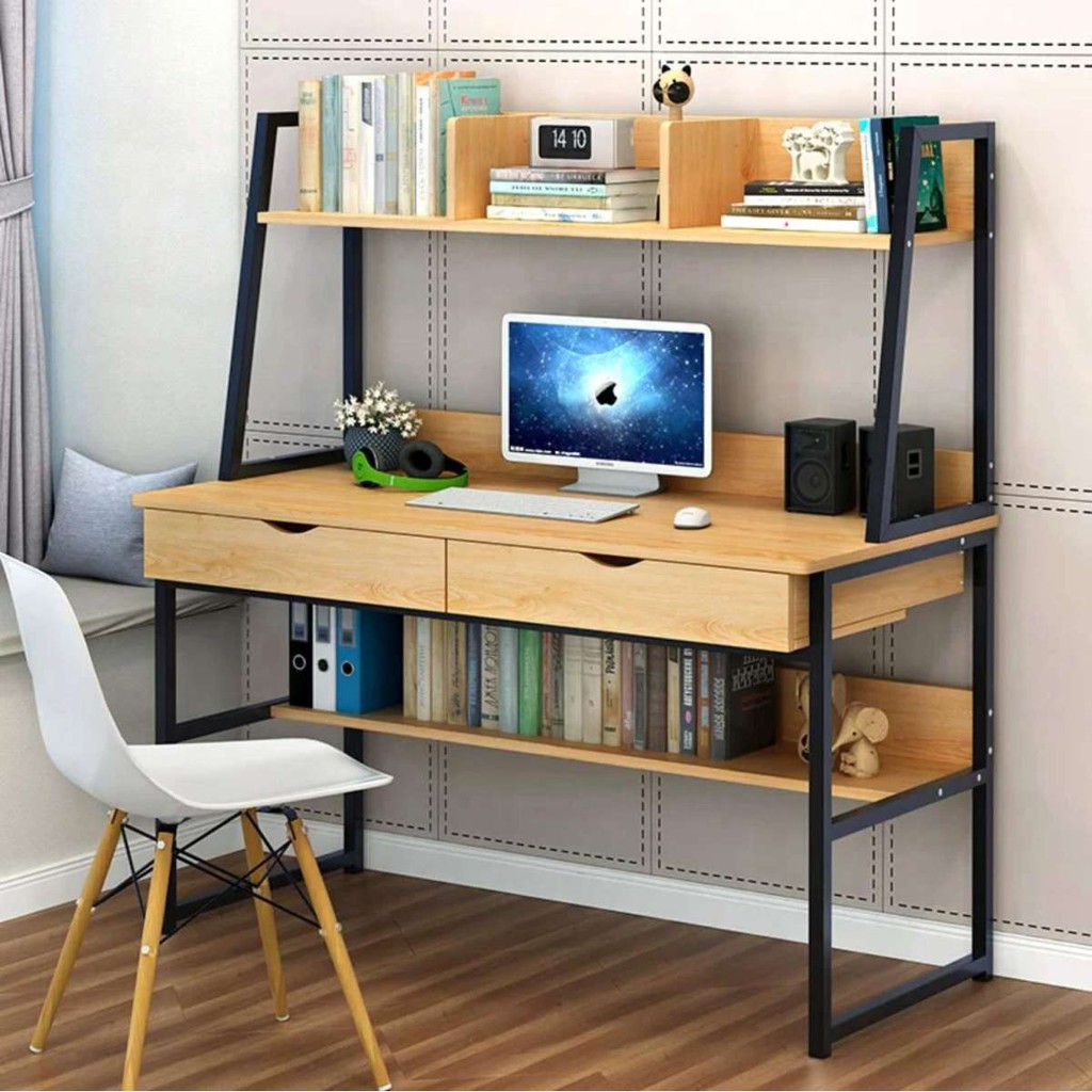 Rich Computer Table Study Desk Ahs 120cm Shopee Philippines