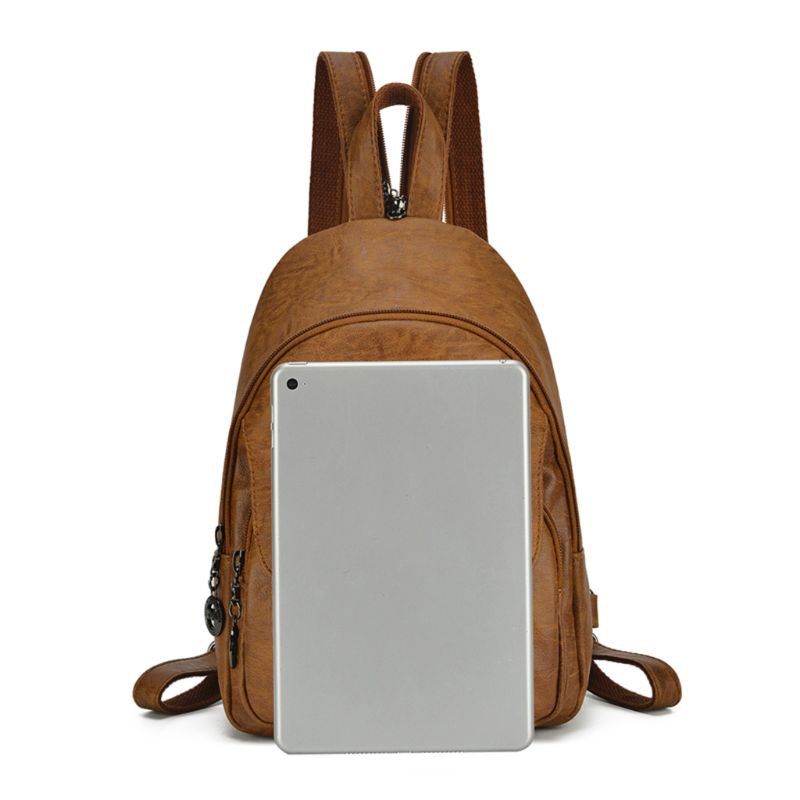 Small Leather Convertible Backpack Sling Purse Shoulder Bag For Women Shopee Philippines