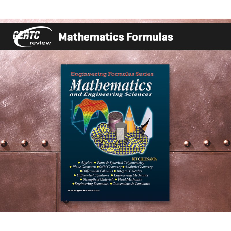 Original Engineering Formulas Series Math Sciences By Dit