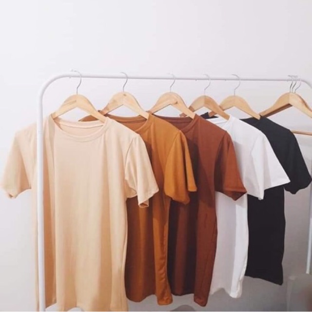Earth Tone Shirts Supportlocal Cotton Spandex Earth Tone Colors Round Neck Fits Small To Large Shopee Philippines