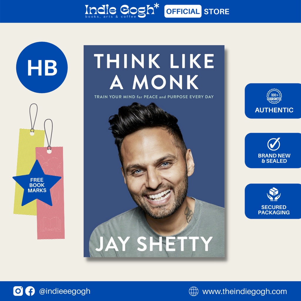 Jay shetty shares his wisdom on various relevant topics in this book. Think Like A Monk By Jay Shetty Hardbound Shopee Philippines