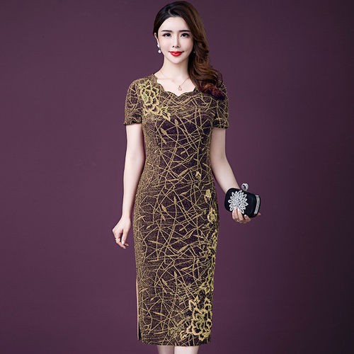Cheongsam Dress Wedding Banquet Dress Love Mother Dress Shopee Philippines