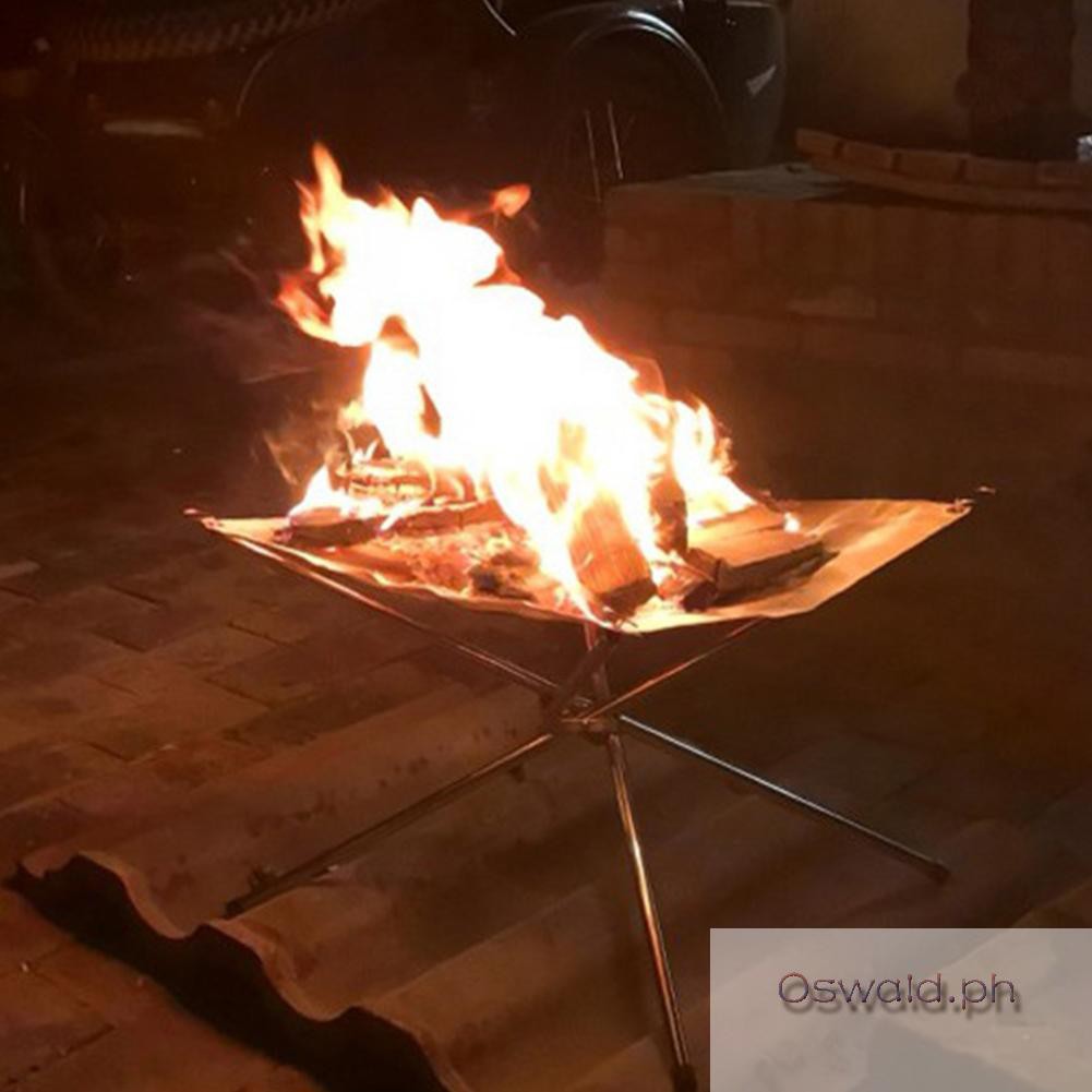 Woods Are Burning In Fireplace Warm Heat Fire Camping In Nature In Summer Stock Photo Download Image Now Istock