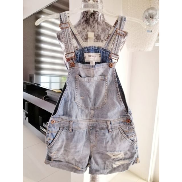 Forever 21 Denim Jumper Shopee Philippines