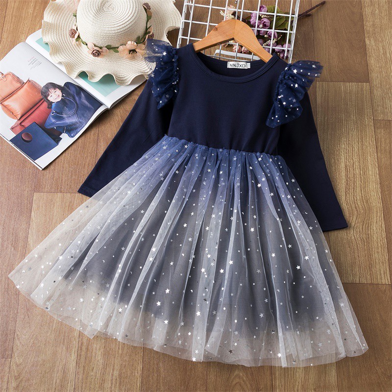 Nnjxd Baby Kids Girl Party Birthday Dress Tutu Princess Children Clothes Wedding Gown Shopee Philippines