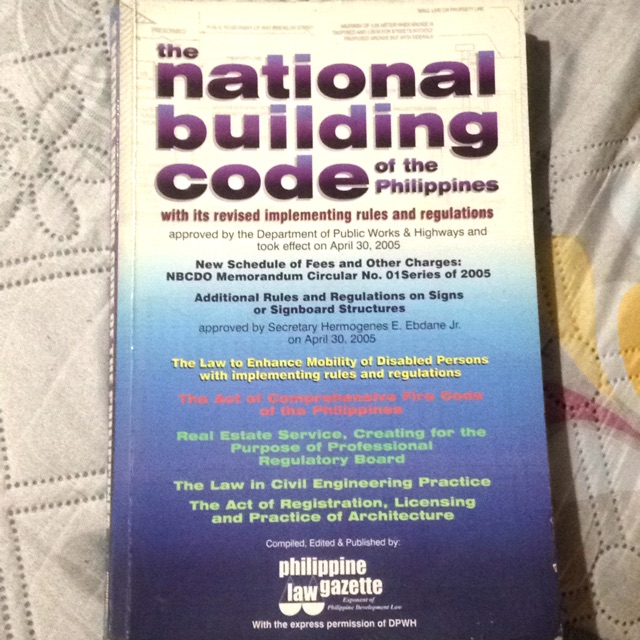National Building Code Of The Philippines 2015 Edition Shopee