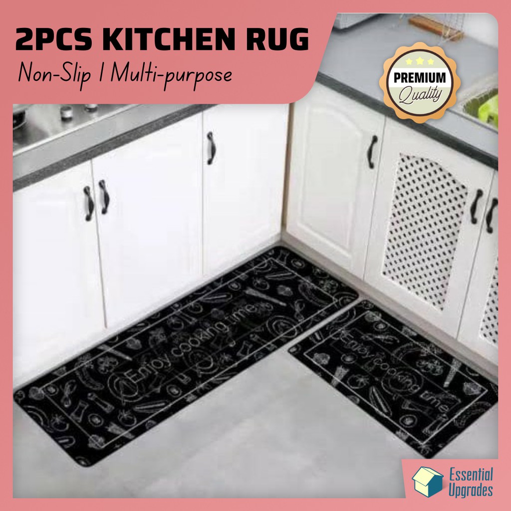 Åafak oäuz åafak oäuz shaped like. Fast Delivery L 2 Pieces Non Slip Kitchen Rug Backing Mat For Doorway Bathroom 40x60cm 40x120cm Shopee Philippines