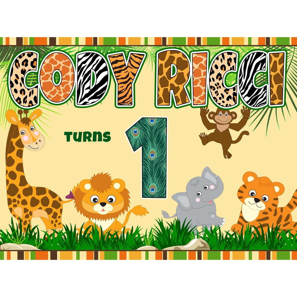 safari theme banner tarpaulin only shopee philippines
