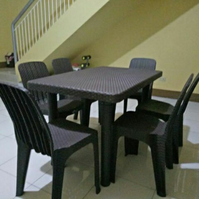 Jolly Table Set 6 Seaters Shopee Philippines