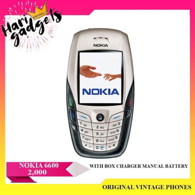 Original Nokia 6600 Vintage Phone