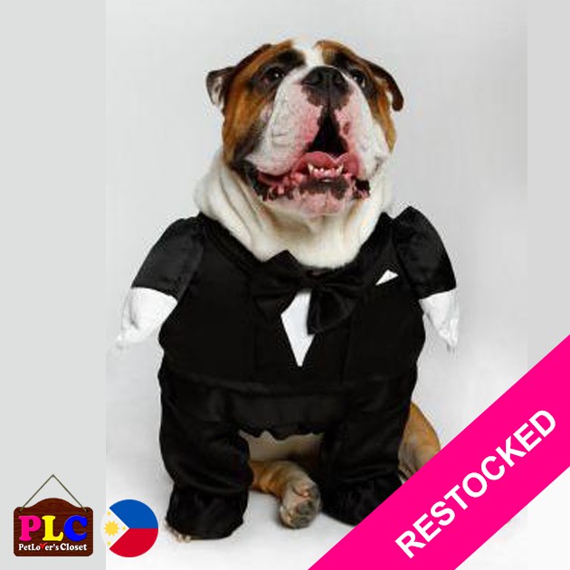 Formal Tuxedo Suit Tux Pet Dog Cat Costume Clothes Halloween Shopee Philippines