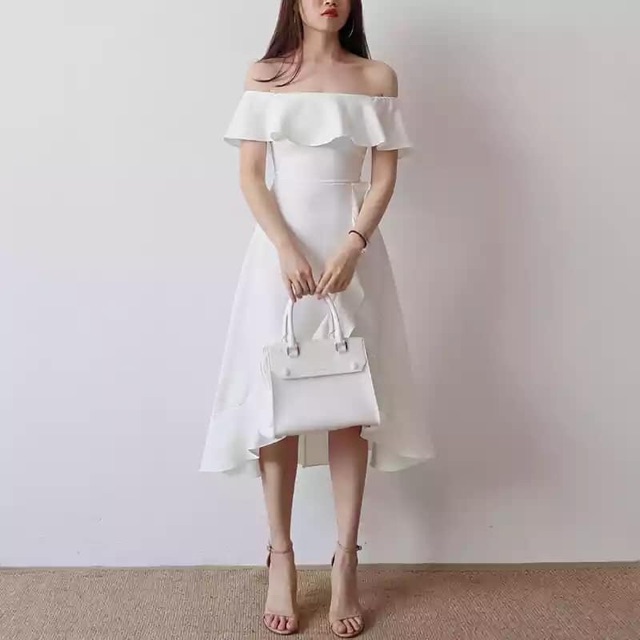 Off Shoulder Formal Dress Shopee Philippines
