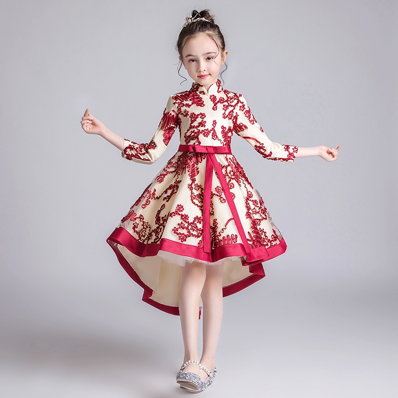 Elegant Party Princess Dress Wedding Gown Kids Dresses For Girls Costume Bridesmaid Dress 3 12 Year Shopee Philippines