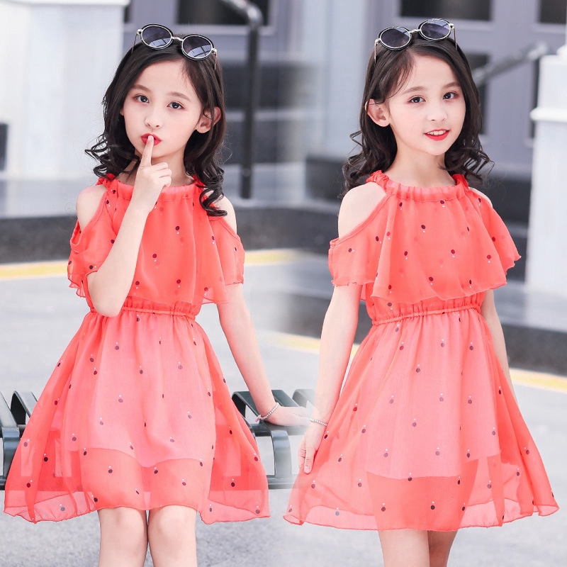 3 15 Years Big Girl S Dress Summer Kids Dress Fashion Short Sleeve Dresses For Teenager Shopee Philippines