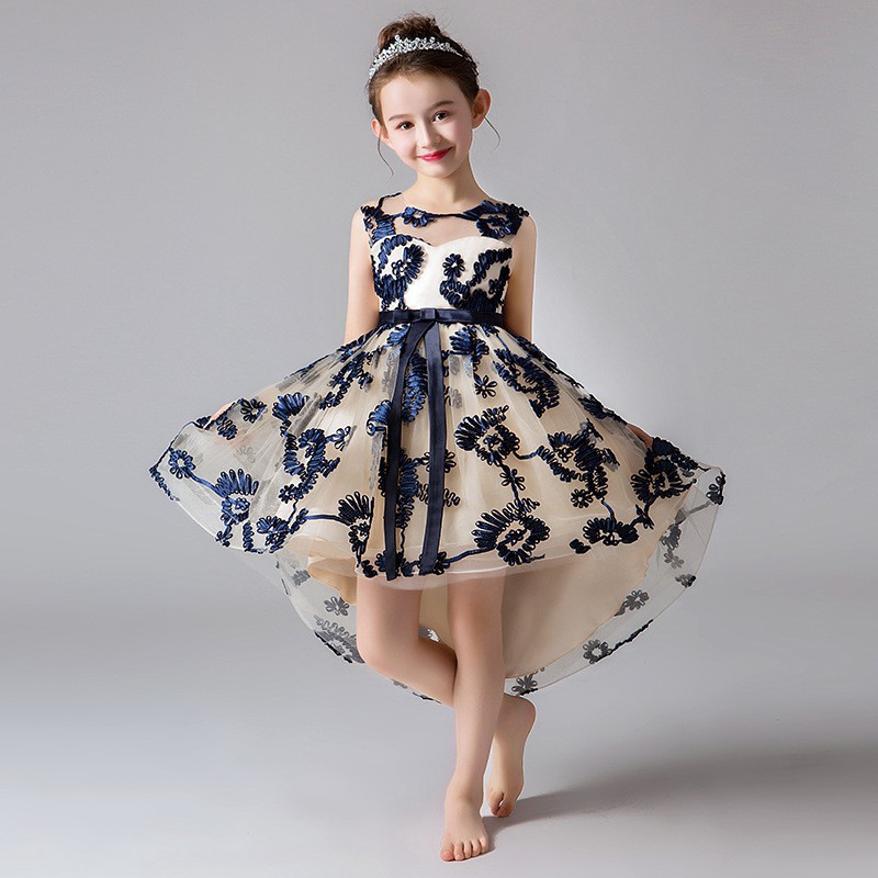 Kids Wedding Party Dress Girls Sleeveless Maxi Dress Baby Long Birthday Dress Princess Dress Xmas Shopee Philippines